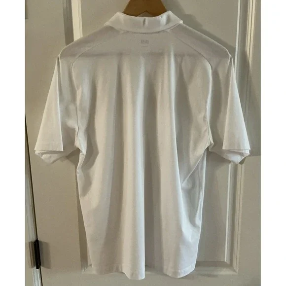 UNIQLO × Theory Men's Polo Shirt Size S‎ White Collaboration Short Sleeve - Picture 3 of 8